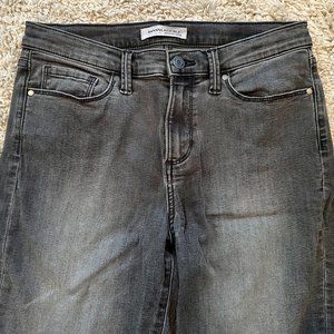 Banana Republic Premium Denim Gray Skinny Jeans - High Rise Capri - Size 28